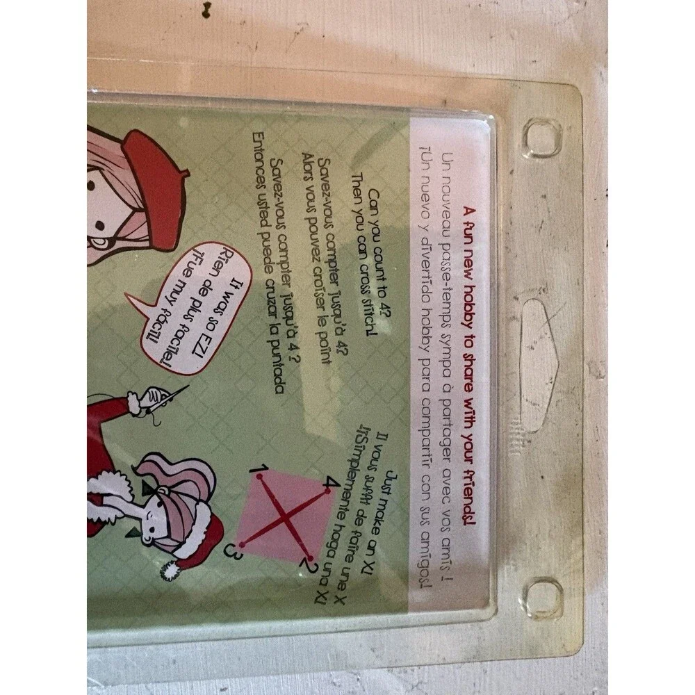 Bucilla My 1st Stitch Christmas Cross Stitch Ornament Kit New Beginner Children